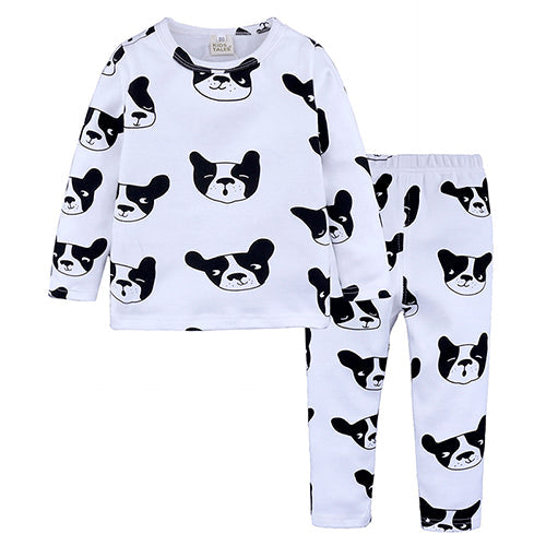 2026New Baby Long Sleeve Pajamas Cotton Cartoon Children Pyjamas Clothing Sets Kids Clothes Suits Baby Girls SleepwearBB421